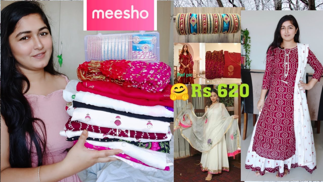 MEESHO LATEST DESIGNER KURTA SET / SUIT SET REVIEW UNDER 500-750 ONLY #MEESHO