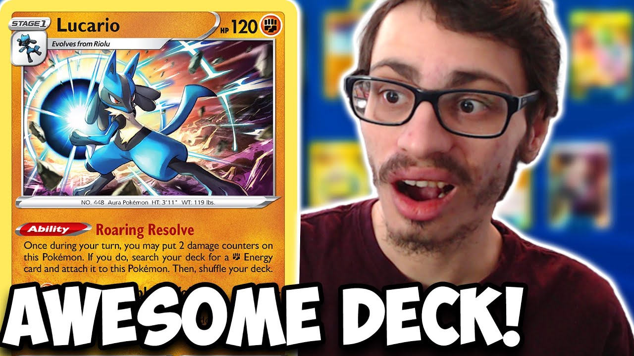 NEW Lucario Is An AWESOME Single Prize Deck & Beats The BEST CARDS! Brilliant Stars PTCGO