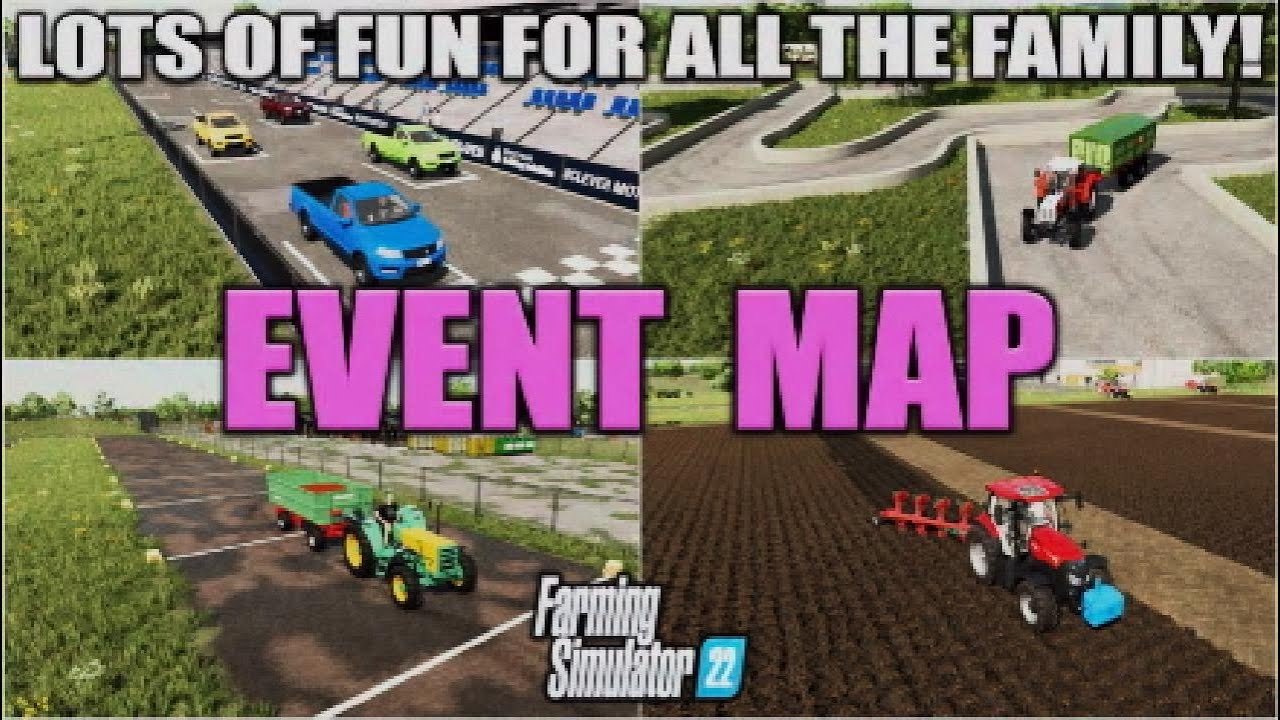 &ldquo;EVENT MAP&rdquo; FS22 | MAP TOUR! NEW MOD MAP | Farming Simulator 22 (Review) PS5.