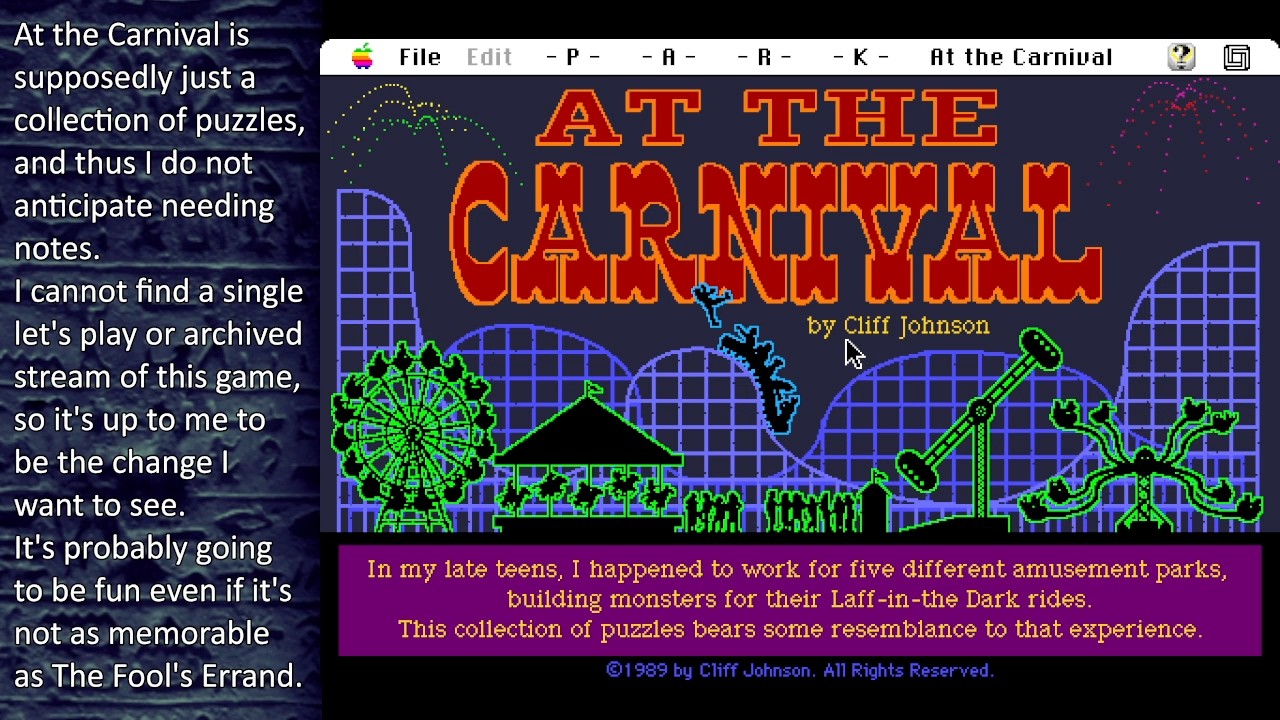 At the Carnival - 1 - CJ has opinions about amusement parks