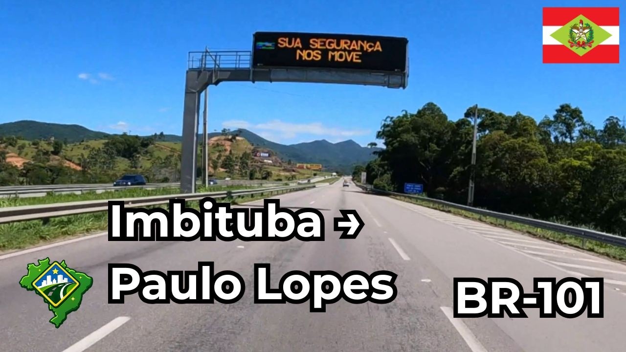 Imbituba → Paulo Lopes | BR-101 | Santa Catarina, Brasil