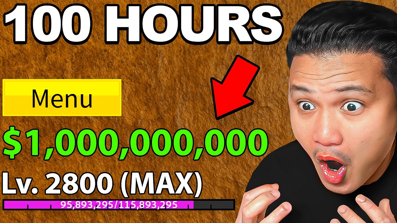 Я заработал 1 миллиард за 100 часов... Blox Fruits