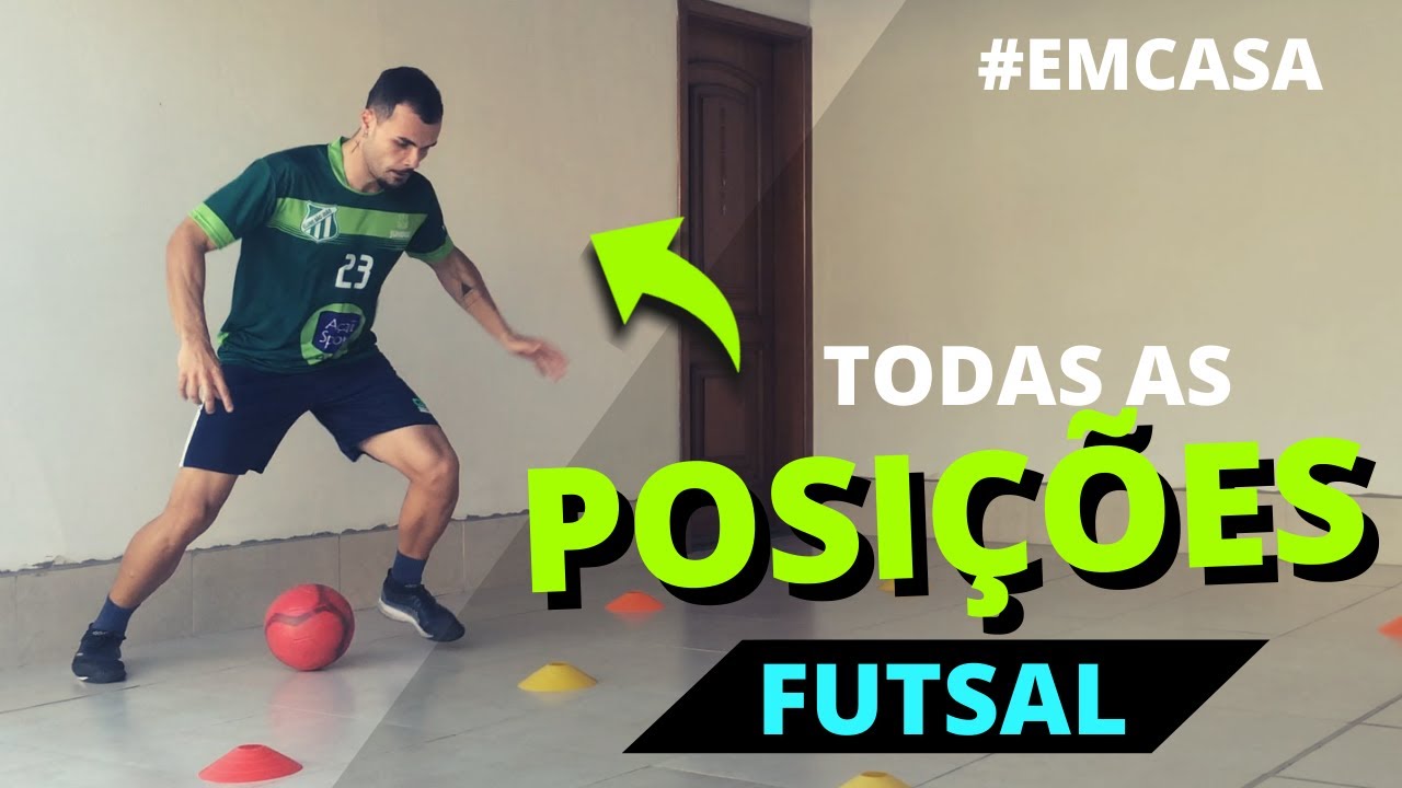TREINO DE FUTSAL PARA CADA POSIÇÃO | Sozinho em casa | Boleiro de Elite