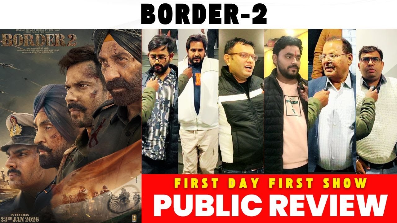 Border 2 Movie Public Review 😱 | First Day First Show | Public Reaction I Hit Ya Flop?