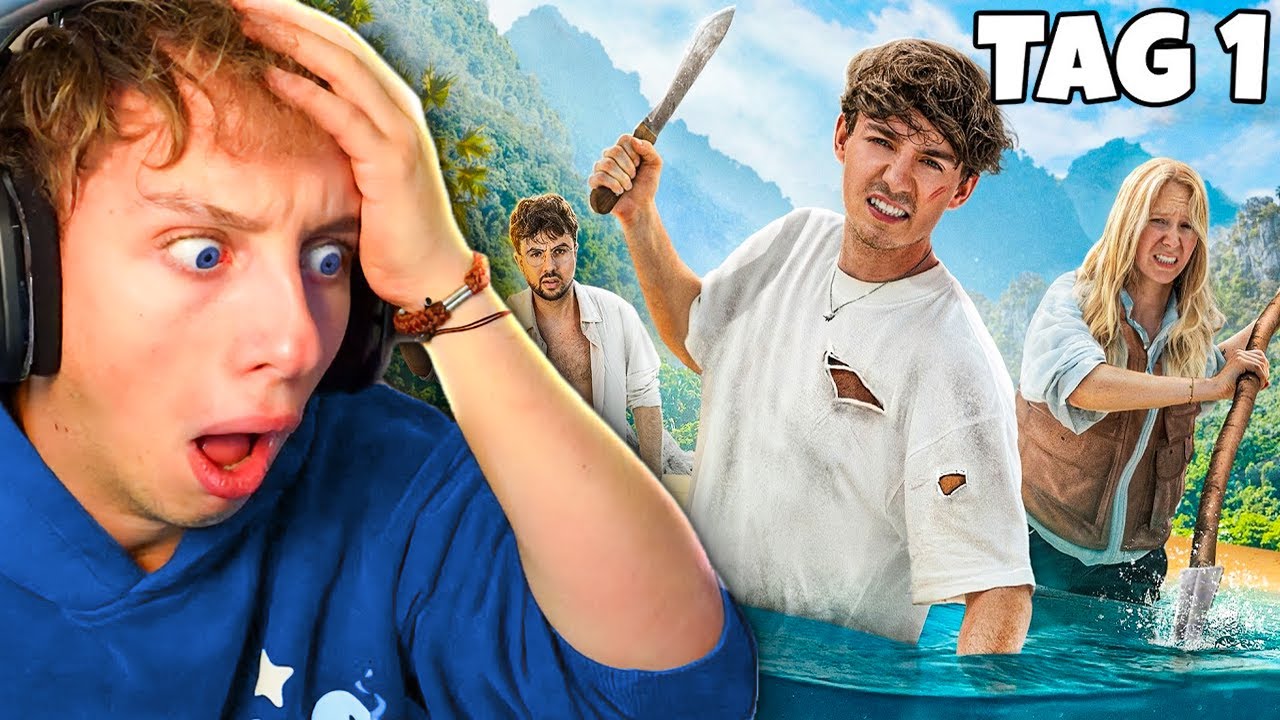 Sie MUSSTEN 7 Tage auf einer Insel ÜBERLEBEN | LetsHugo Reaction