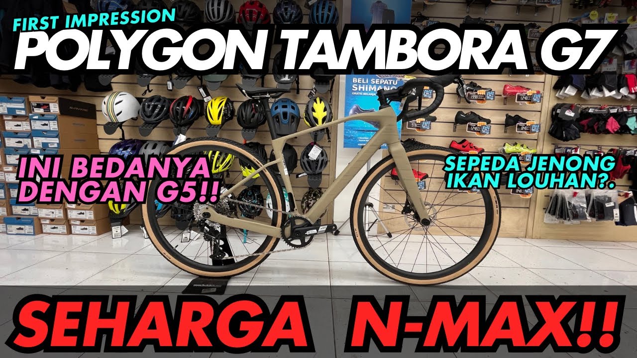POLYGON TAMBORA G7 | FIRST IMPRESSION SEPEDA SEHARGA Yamaha N-Max