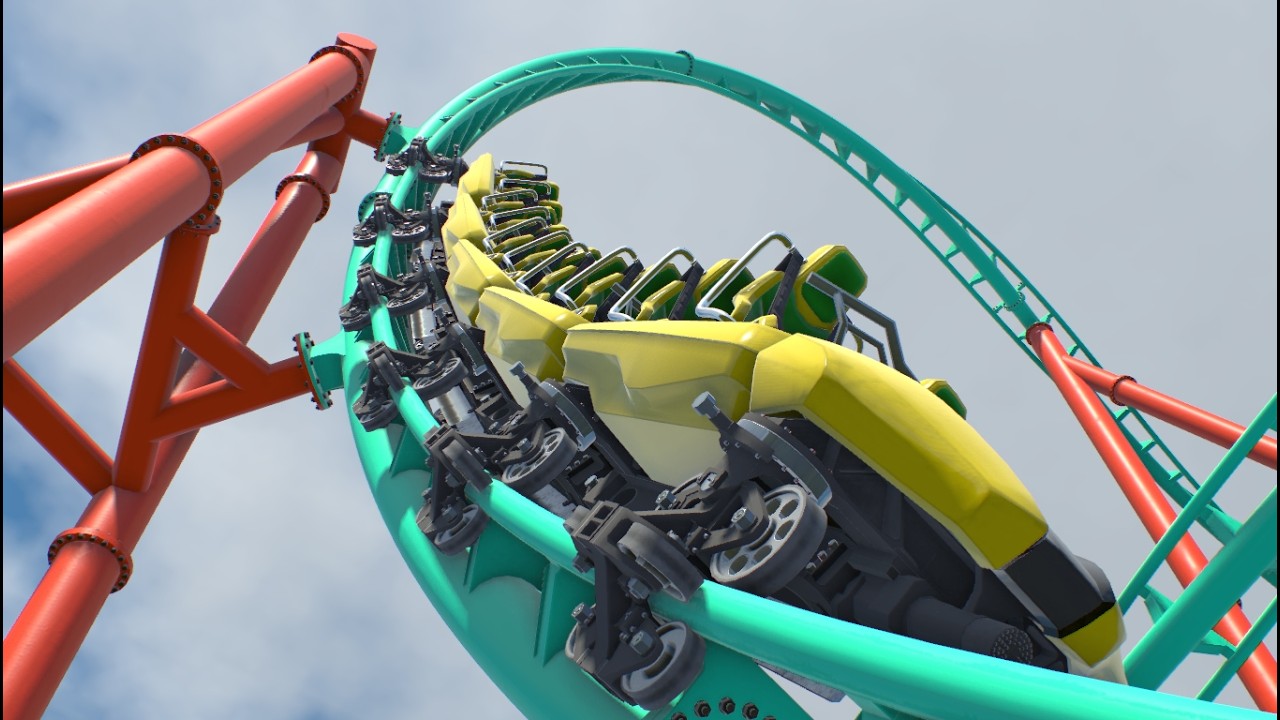 Vekoma Tilt coaster - Nolimits 2