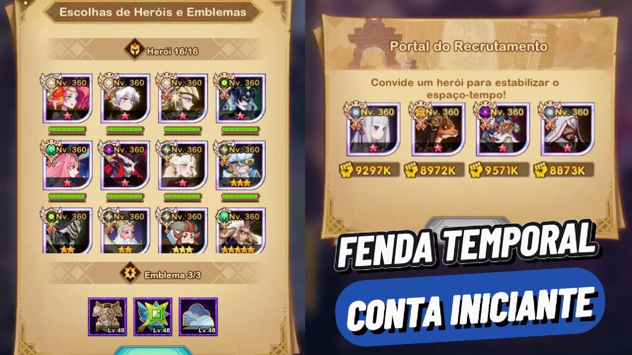 FENDA TEMPORAL NA CONTA INICIANTE - AFK ARENA