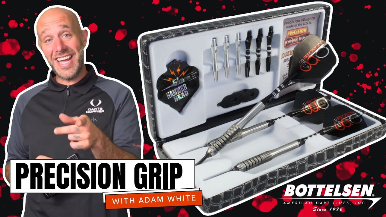 PRECISION GRIP HAMMER HEAD BOTTELSON DARTS REVIEW WITH ADAM WHITE