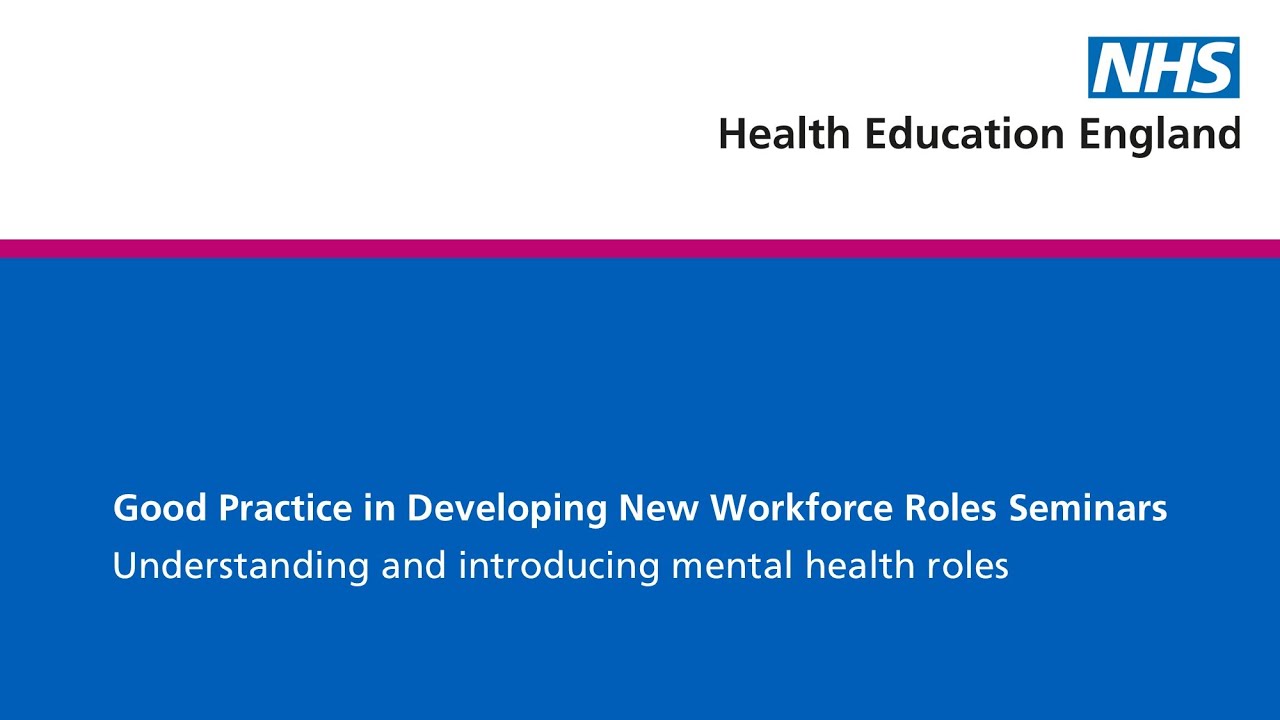 Understanding and introducing mental health roles