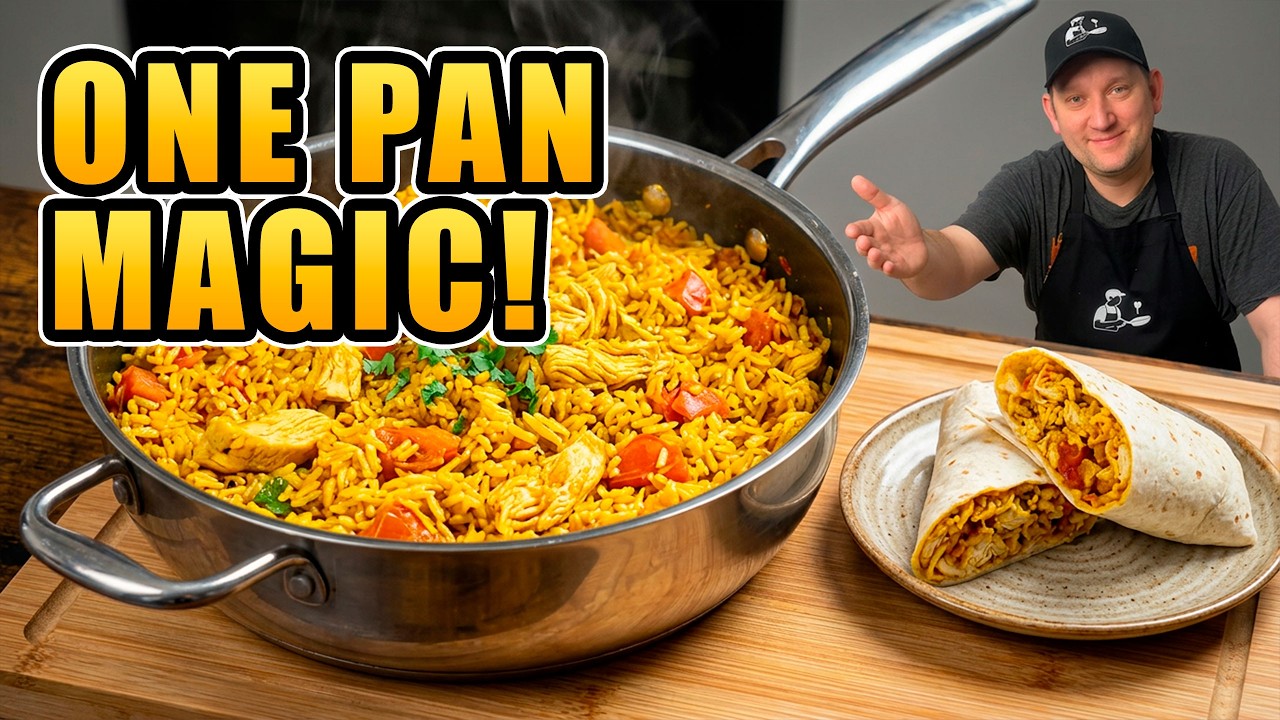 Simple One Pan Indian Inspired Chicken and Rice Dinner