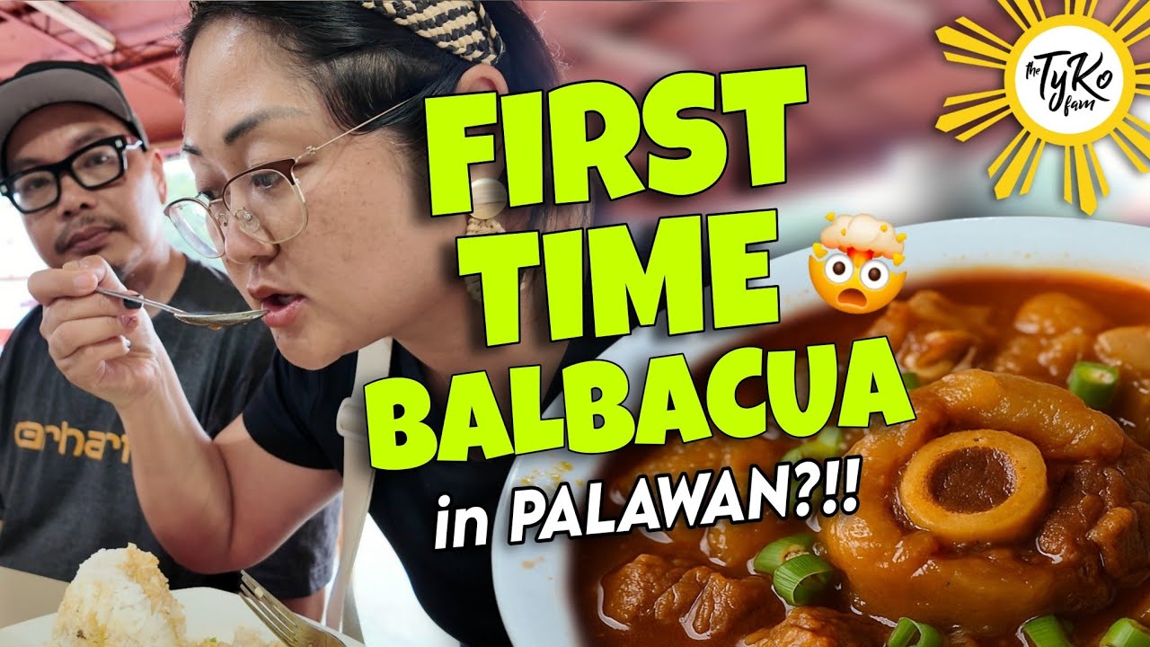 🇵🇭 FIRST TIME Trying BALBACUA in Palawan 🤯 (Totally Different Than We Expected!)