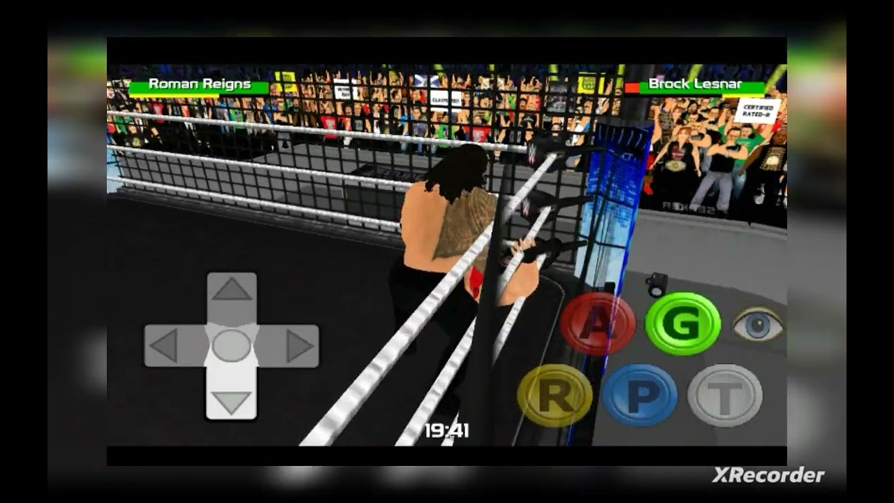 RomanReing vs Brock lesnar Wr3d2k22#gameplay #Wr3d