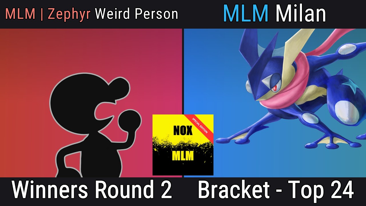 Level up: Raise the Curtain: Weird person (Mr. Game and Watch) vs Milan (Greninja) Winners Round 2