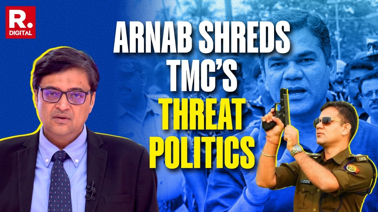Arnab Tears Into TMC For Threatening On Duty Cops Of Violence Post May 4 On Eve Of Bengal Polls