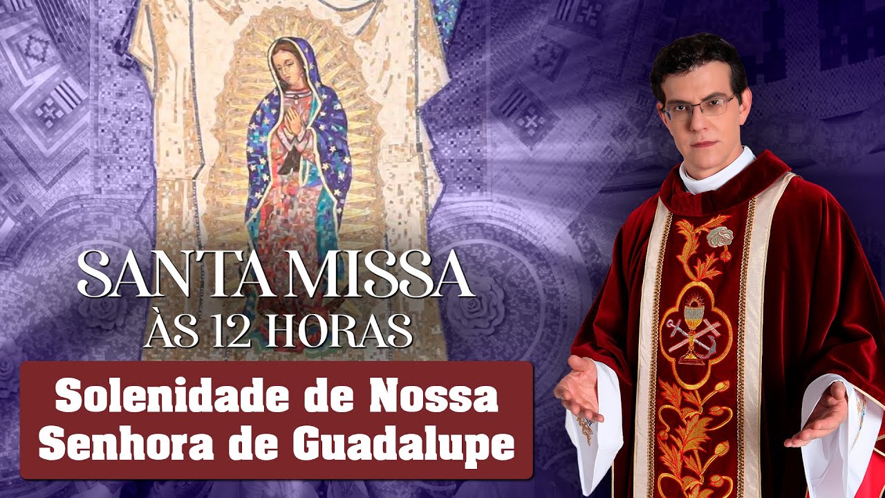 SANTA MISSA AO VIVO | 12/12/2025 | SOLENIDADE DE NOSSA SENHORA DE GUADALUPE | @PadreManzottiOficial​
