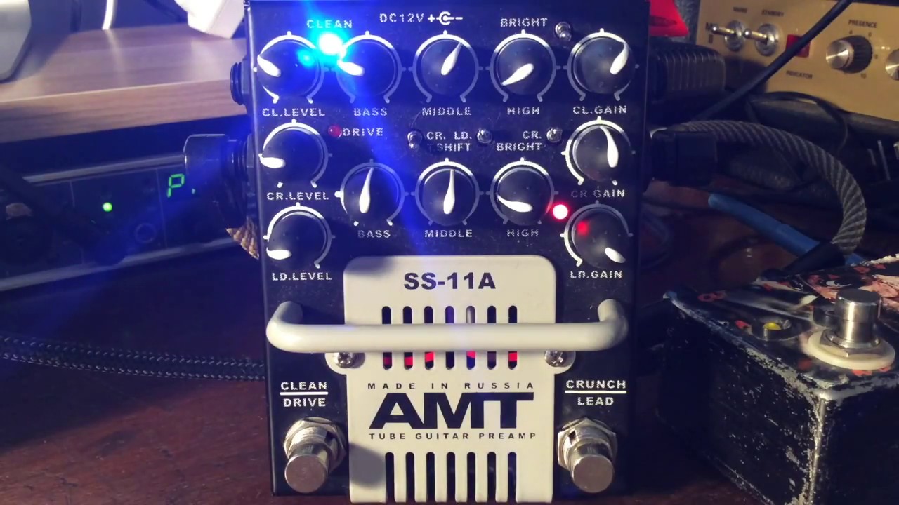 AMT SS-11a Tube Guitar Preamp Demo