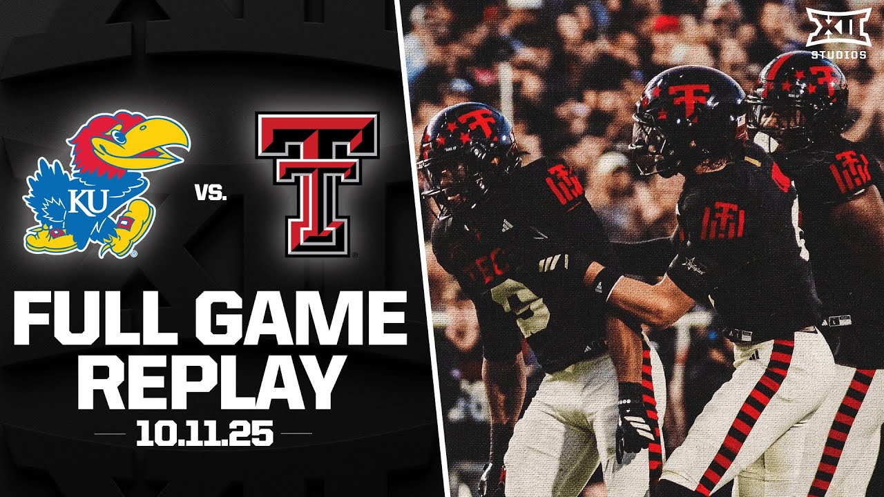 Kansas vs. Texas Tech Football Full Game Replay (10.11.25) | 2025 Big 12 Football