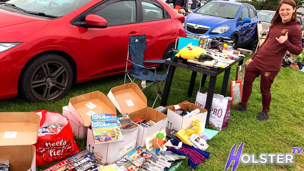 LIVE CARBOOT VIDEO GAME HUNTING & PICKUPS W/HOLSTER! (#47)