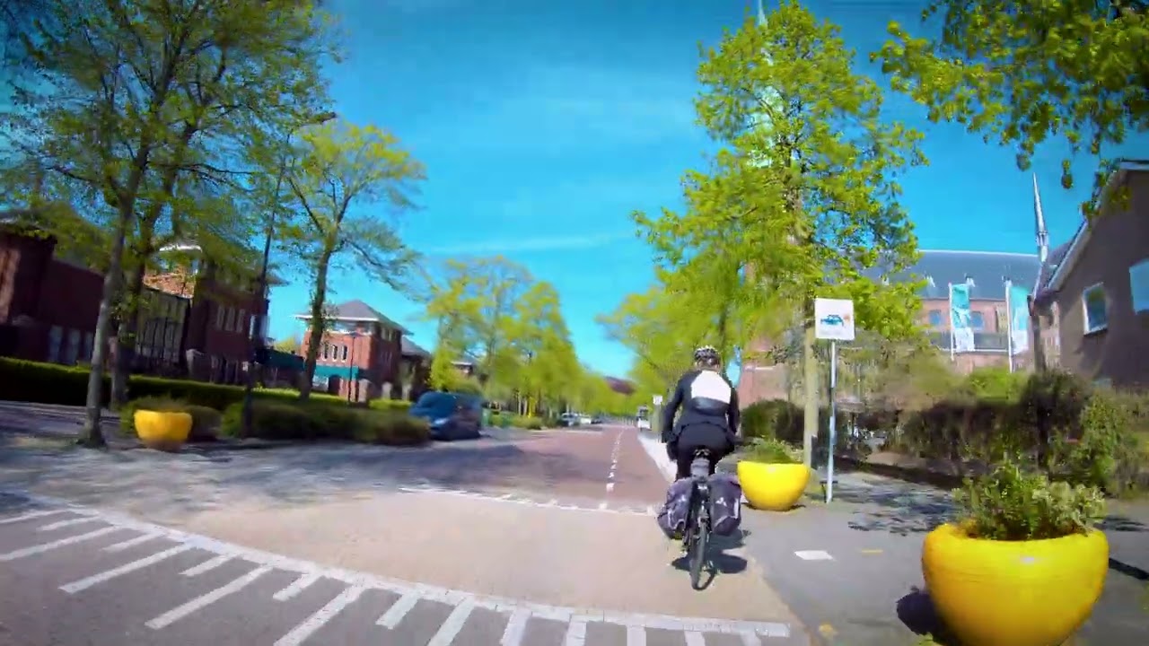 Cycling from Rijswijk to Delft - A Beautiful 4K Bike Ride Through the Netherlands