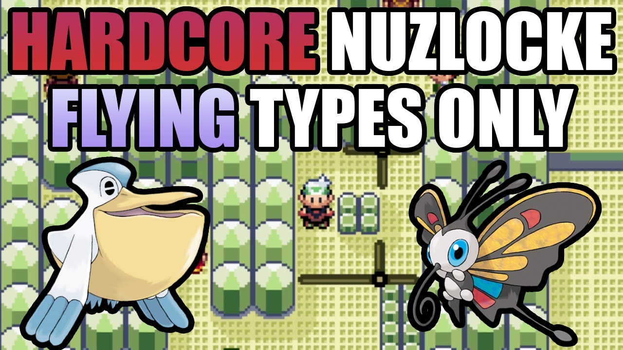 Pok&eacute;mon Emerald Hardcore Nuzlocke - Flying Type Pok&eacute;mon Only! (No items, No overleveling)