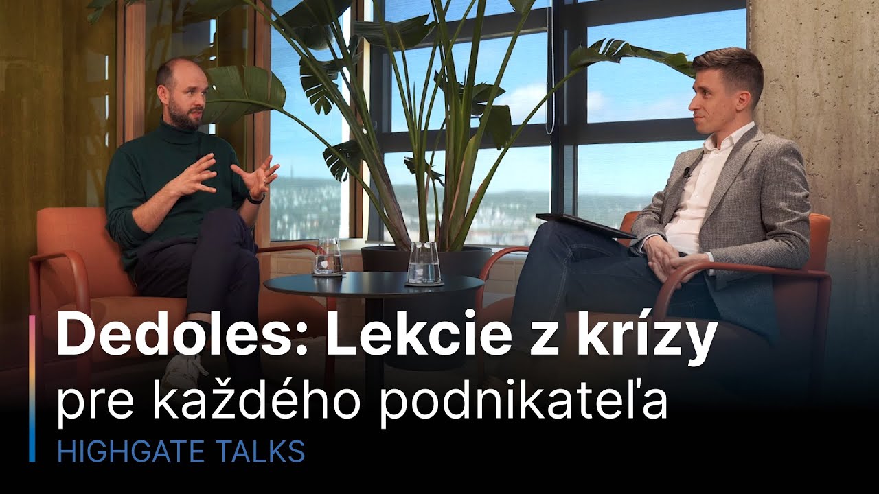 Lekcie z krízy: Jaroslav Chrapko o Dedoles | Highgate Talks #19