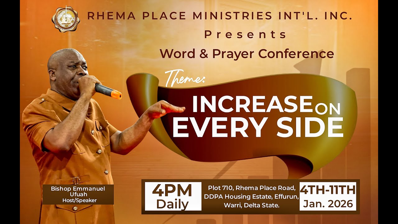 WORD AND PRAYER CONFERENCE || INCREASE ON EVERY SIDE || GRAND FINALE (DAY 7) || 11TH JANUARY, 2026.