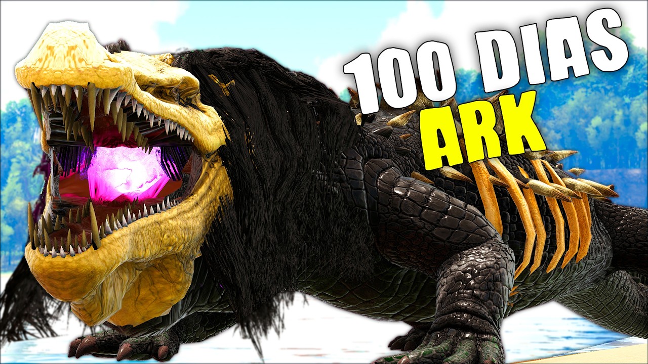 SOBREVIVIENDO 100 D&Iacute;AS en un MUNDO de MONSTRUOS - ARK (Pel&iacute;cula Completa)