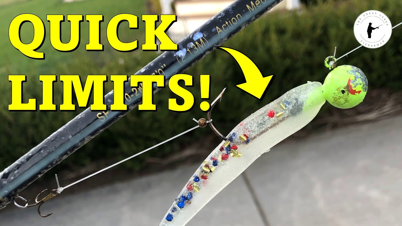 Popular Detroit River Walleye Jigging Baits