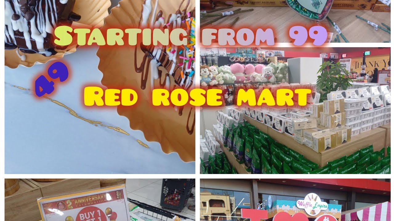 Red rose mart par//Ramzan special kits//99 ke itmes//chalo explore karte hai//#rida_ayzal.