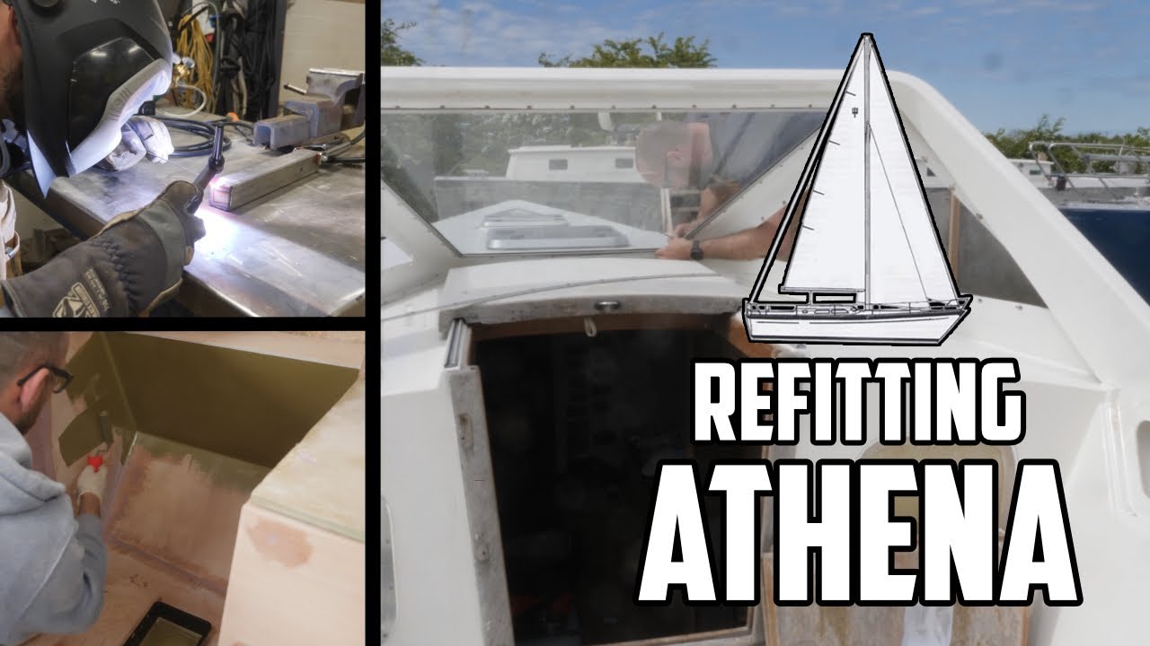Sail Life - Fiberglass dodger, fuel manifolds and stove area - DIY sailboat project