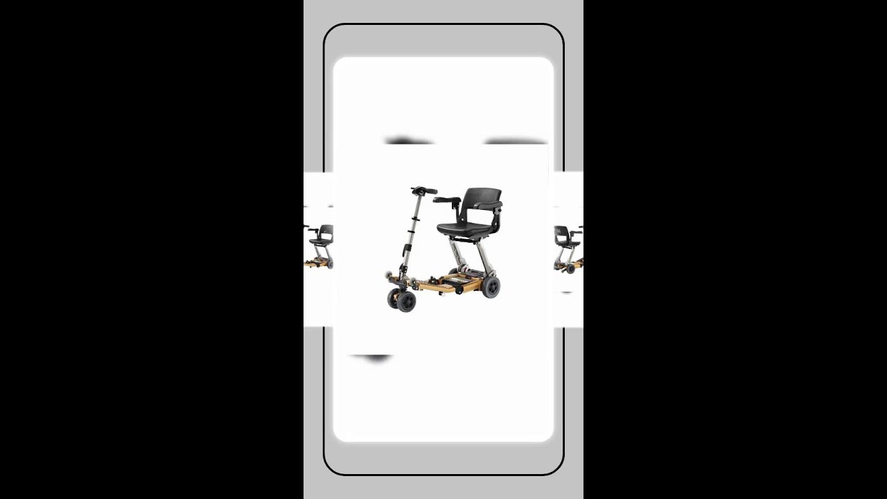 FreeRider Luggie Golden Elite Folding 4-Wheel Mobility Scooter
