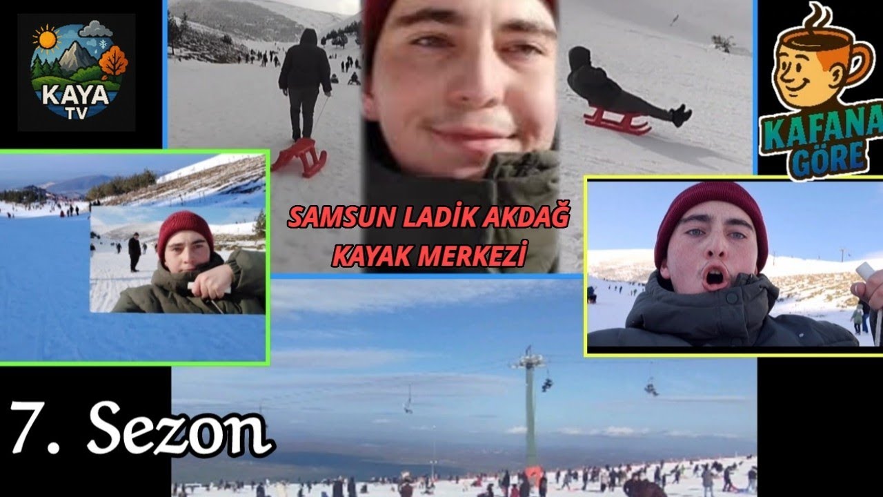 Samsun Ladik Akdağ Kayak Merkezi'nde İlk Kızak Deneyimim ! - KAFANA GÖRE