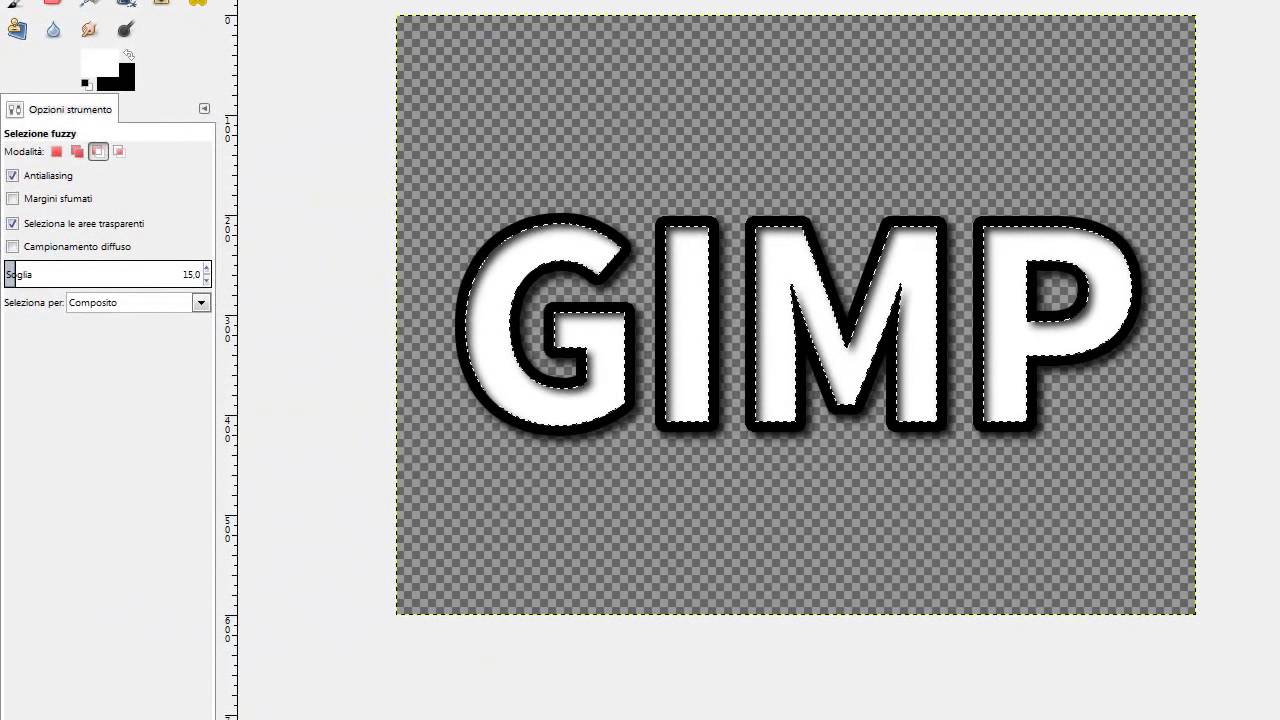 Gimp Tutorial - Testo Effetto Roccia