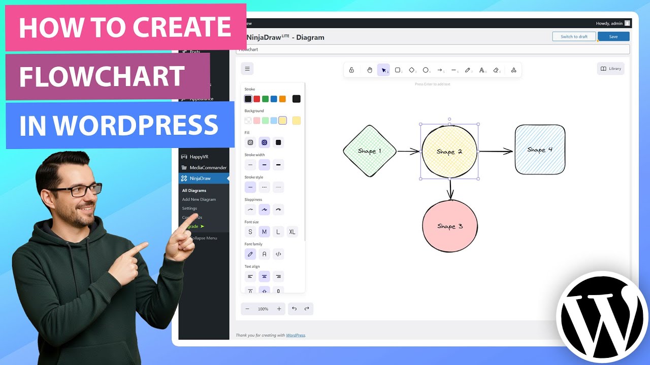 How to Create a Flowchart in WordPress