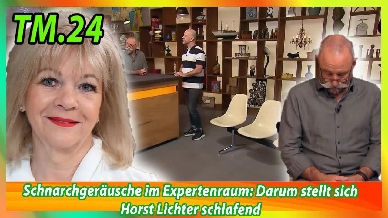 Schnarchger&auml;usche im Expertenraum Darum stellt sich Horst Lichter schlafend
