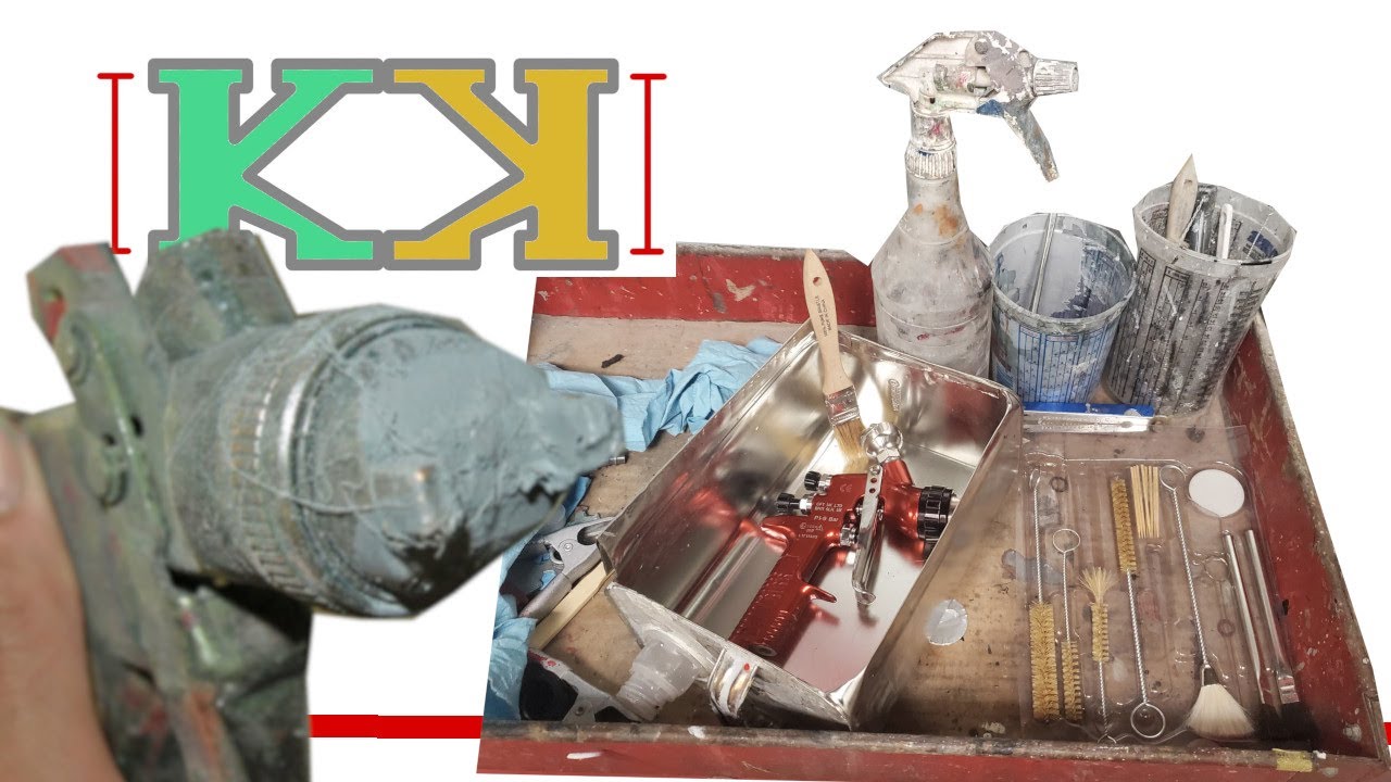Clean Your Spray Gun *DIY Wash Station*