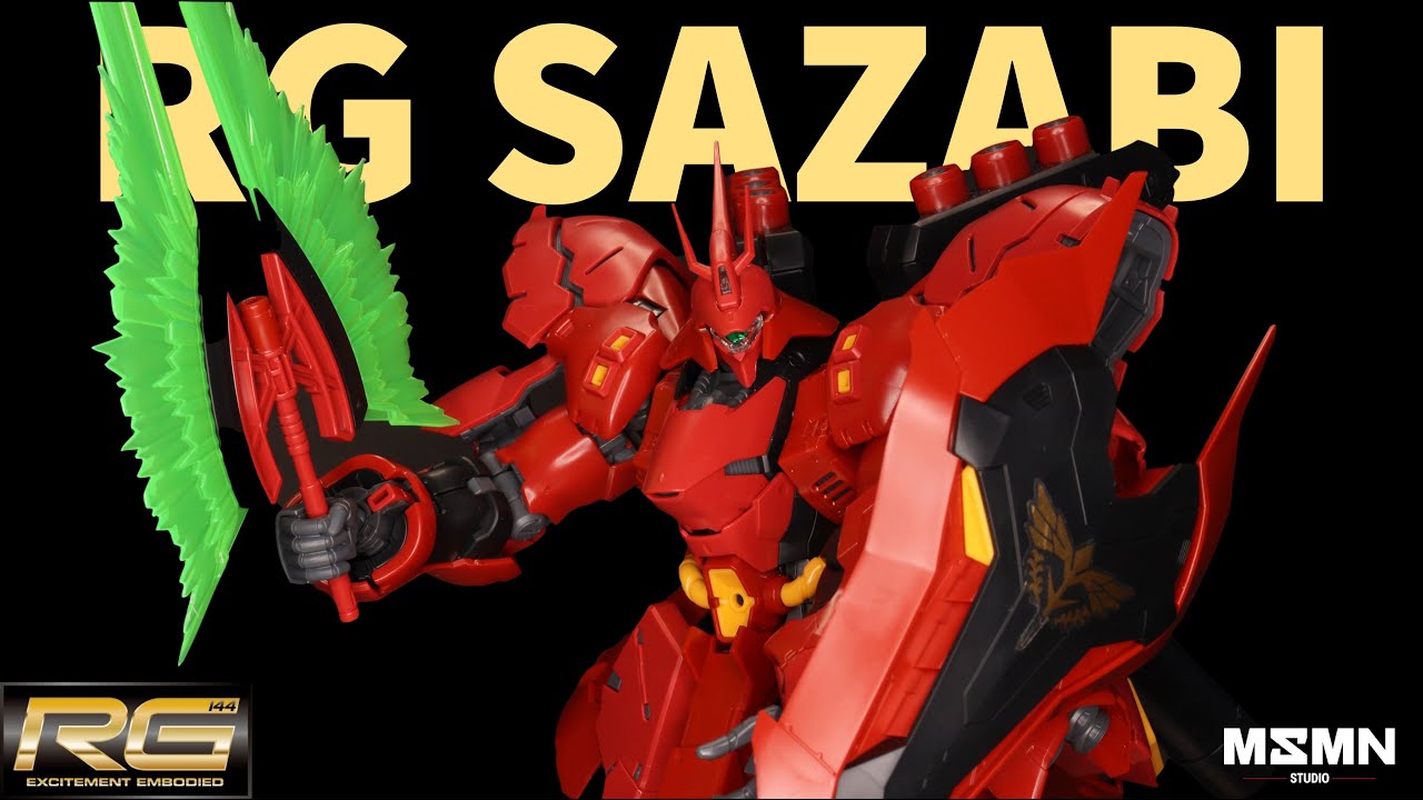 RG Sazabi | Snap Build [ASMR]