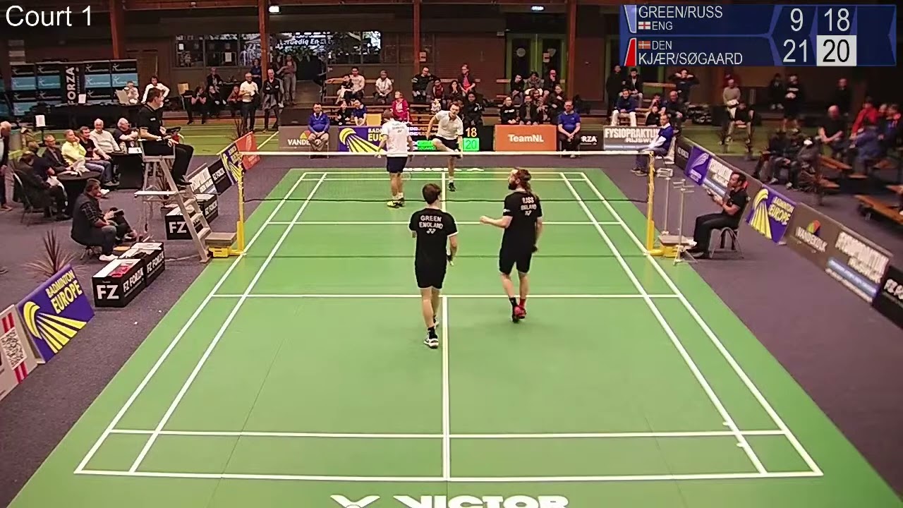 Match point - Green / Russ vs Kjær / Søgaard - MD, Final – Dutch International 2022