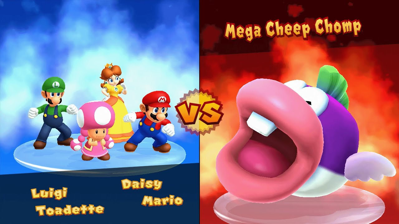 Mario Party 10 - Mario vs Luigi vs Toadette vs Daisy - Whimsical Waters