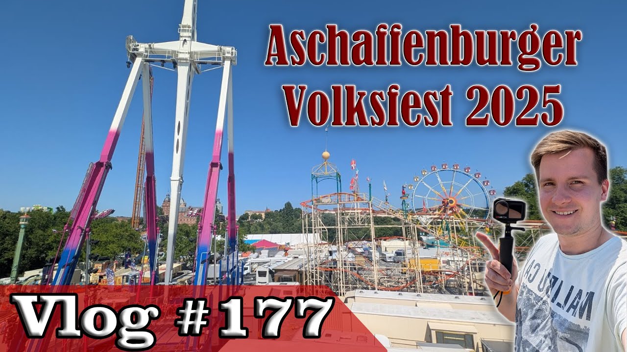 Aschaffenburger Volksfest 2025 - BESTE Beschickung seit Jahren! | Vlog #177 [FULL HD]