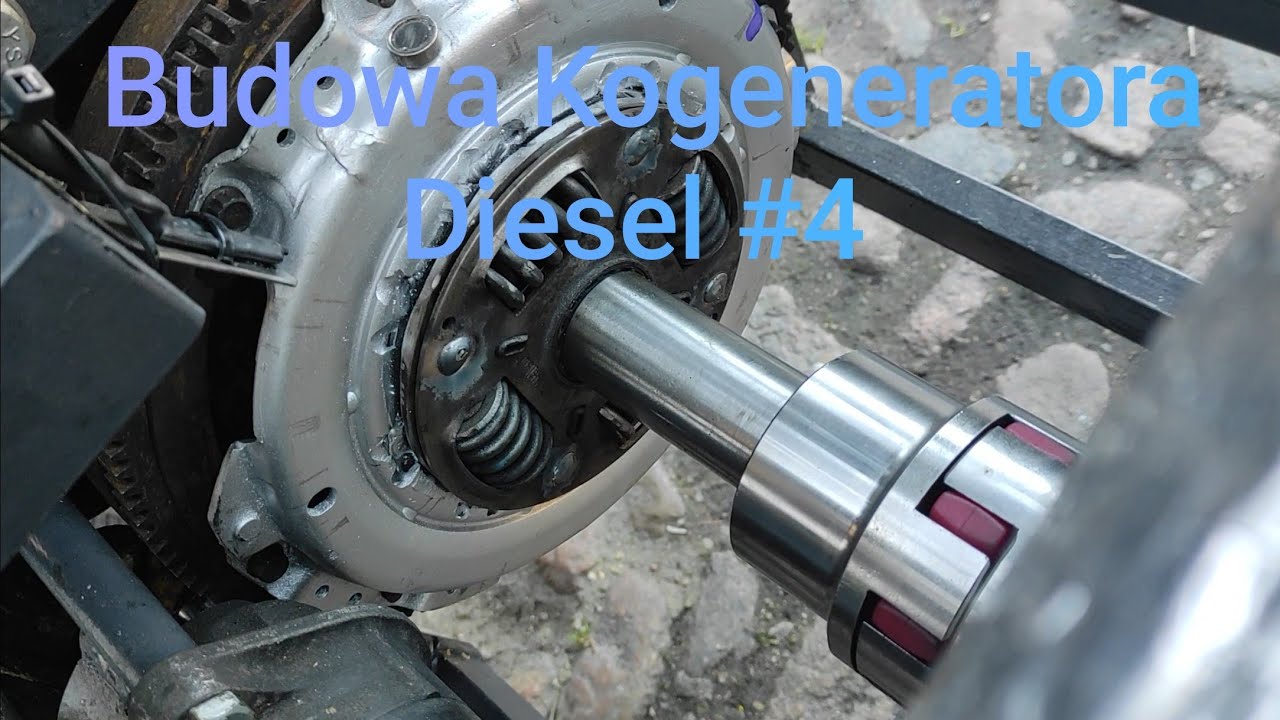 Kogenerator Diesel #4 drugie sprzęgło, pierwsza próba ładowania