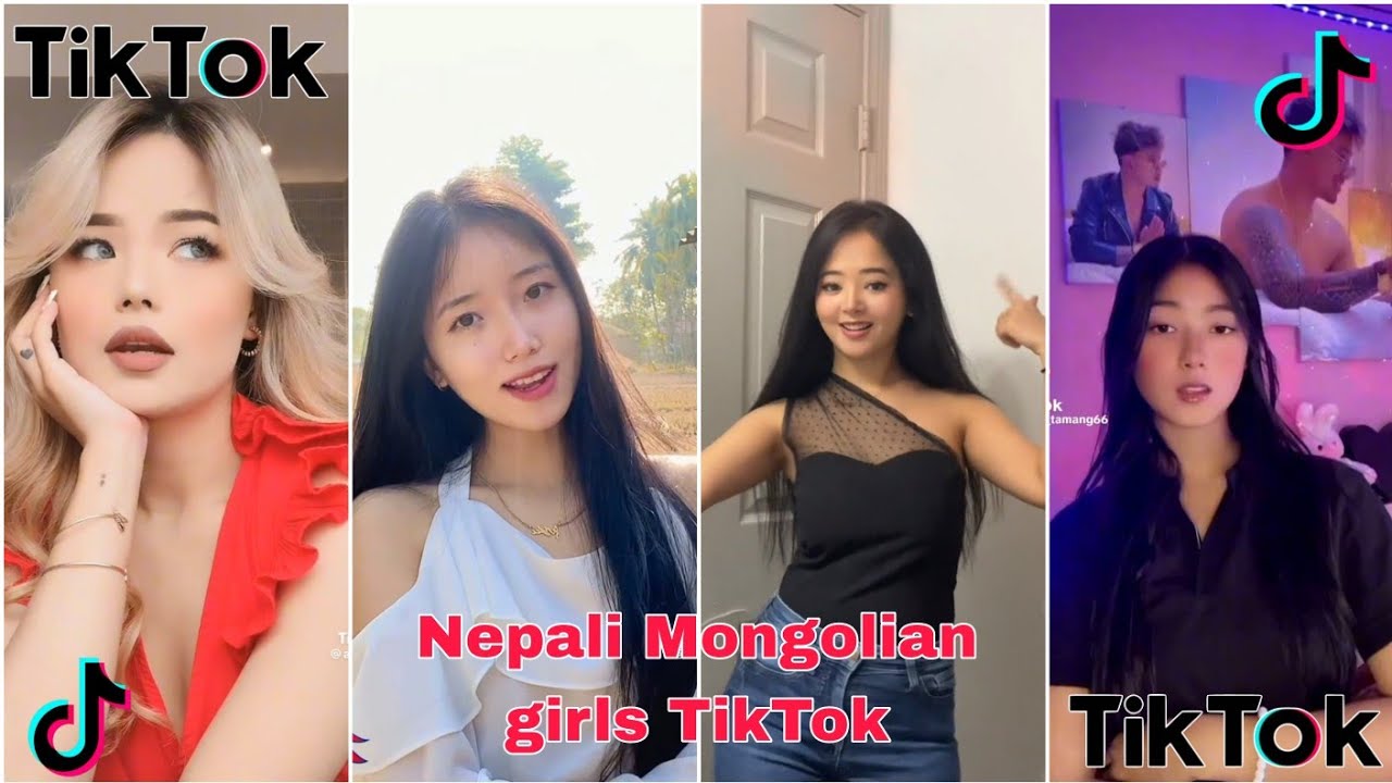 Nepali Mongolian girls TikTok videos.🇳🇵||pt3|| #tiktok #nepalitiktok #nepaligirl