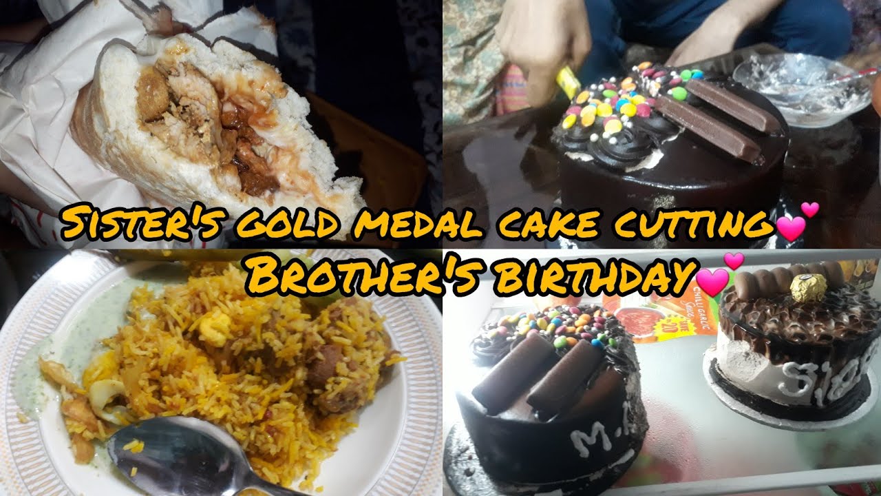zil hajj k rozay💕-sister's rector gold medal cake cutting-brother's birthday💕-pakistani vlog
