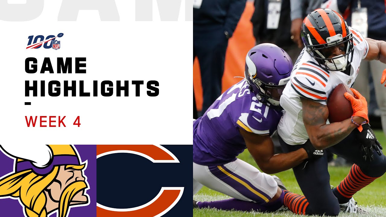 Vikings vs. Bears Week 4 Highlights | NFL 2019