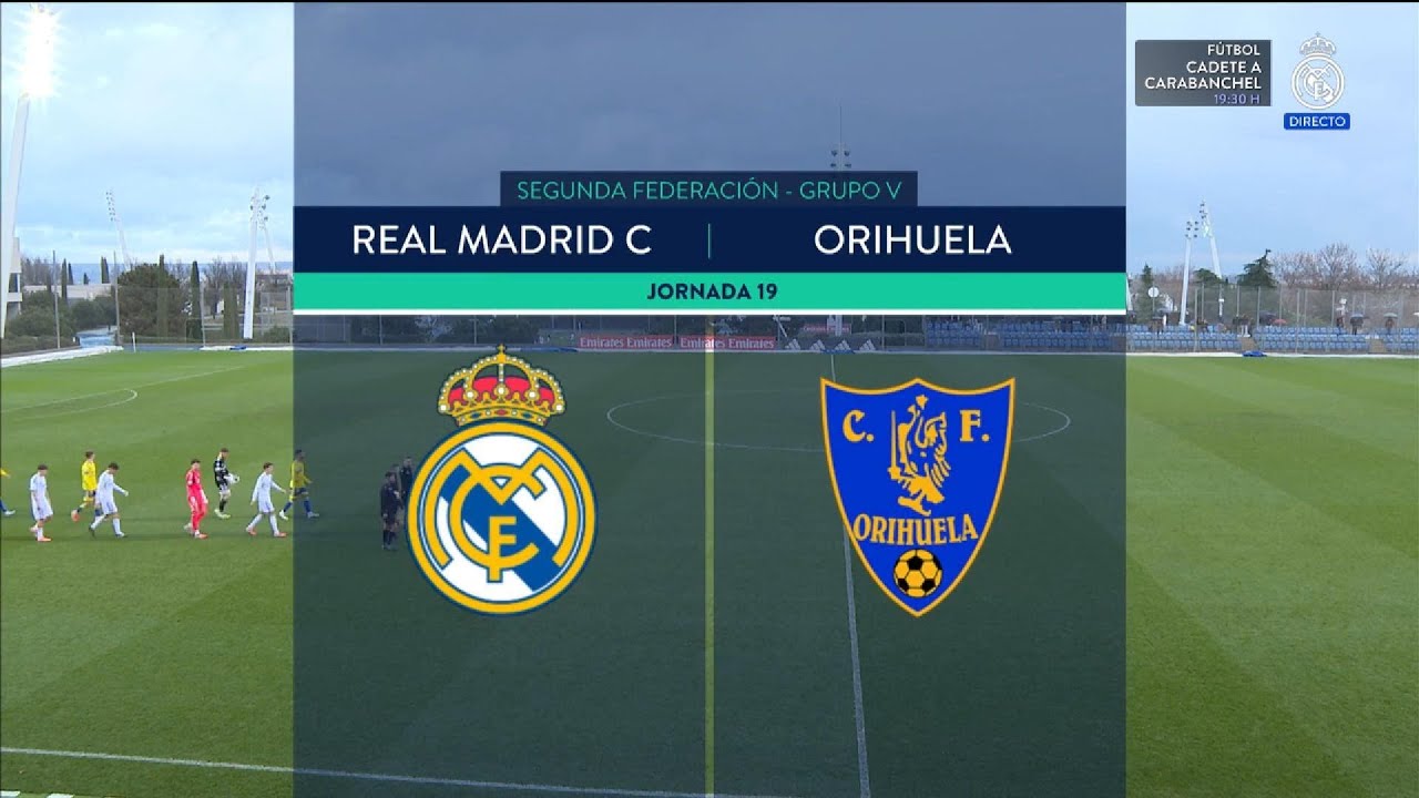 Real Madrid C - Orihuela (J19 - Segunda RFEF) - RMTV