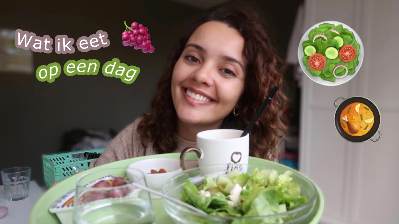 WAT IK EET OP EEN DAG 🥘 & LEKKER BIJKLETSEN 🎙 | Yasmina Nouara