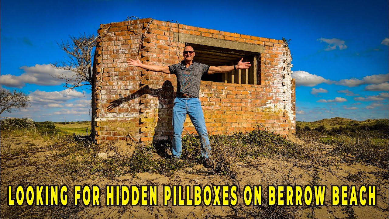 The hidden pillboxes of Berrow beach in Somerset