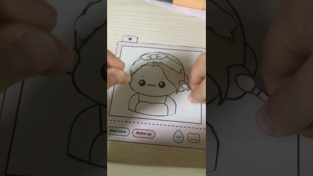 직접만든 메이크업 놀이