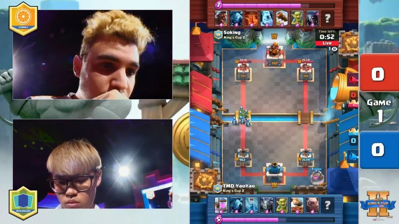 TMD Yao Yao VS Soking | Clash Royale King’s Cup 2017 - $200,000 Clash Royale Tournament - Day 2